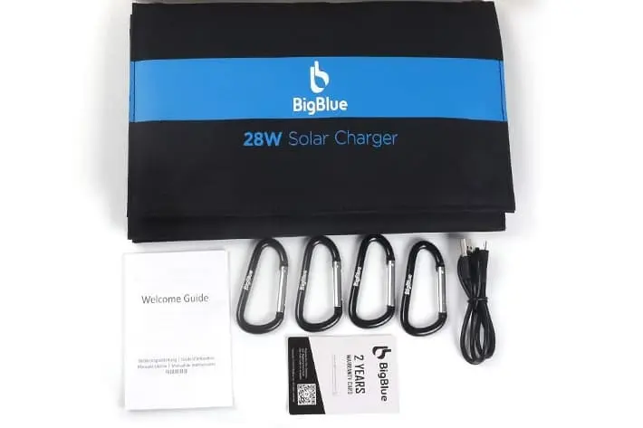 BigBlue 28W Cargador Solar portátil