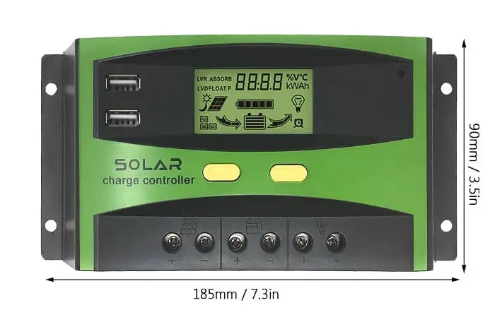 Giaride Regulador de Carga Solar 30A
