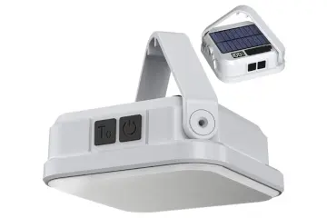 linterna solar con USB
