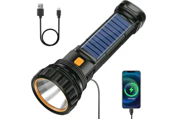 linterna solar impermeable