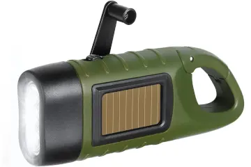 linterna solar con dinamo