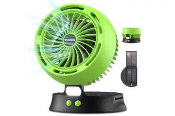 Ventilador solar de 4 velocidades
