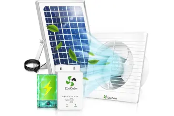 Ventilador solar con batería