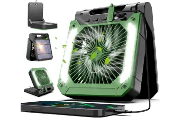 Ventilador solar con 90° de rotación